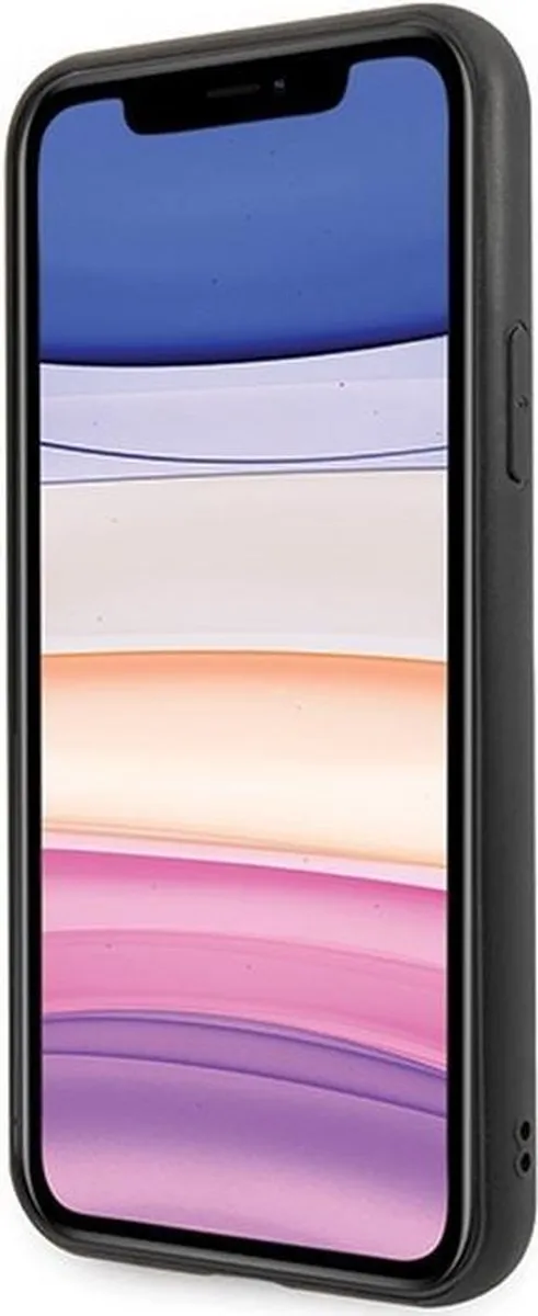 Mercedes-Benz Wood HardCase iPhone 11 Pro Max - Donkerbruin - afbeelding 2 van 3