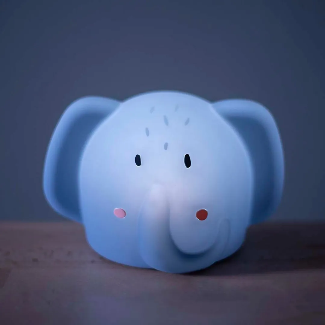 Trixie Nachtlamp Mrs Elephant - Blauw