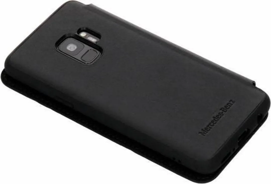 Mercedes-Benz Galaxy S9 Hoesje - Zwart - Leer - G96042704001