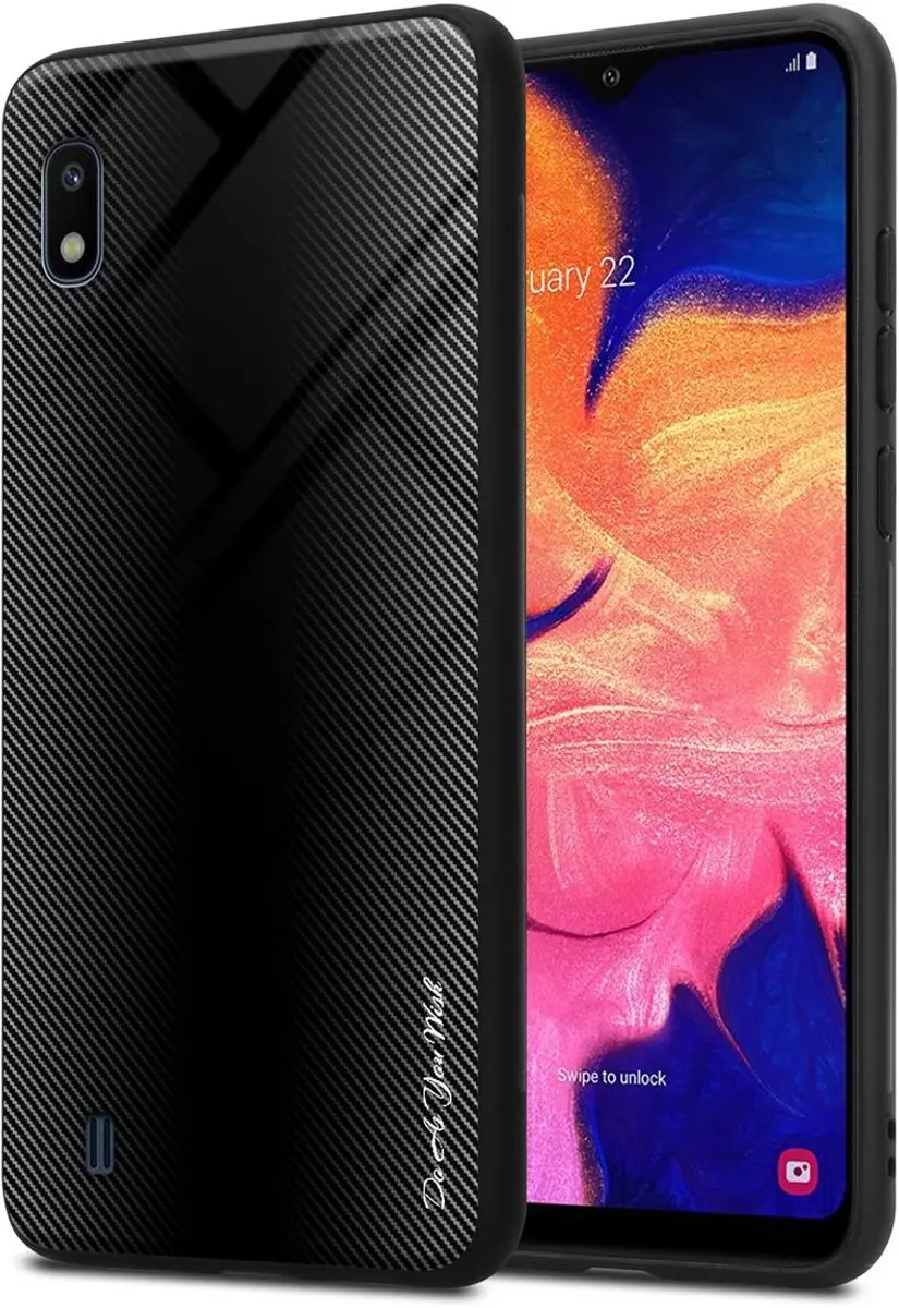 Cadorabo Hoesje geschikt voor Samsung Galaxy A10 / M10 in OPAAL ZWART