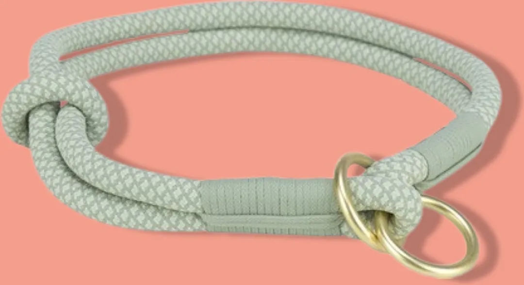 Trixie Halsband Hond Soft Half-Slip - Saliegroen/Mint