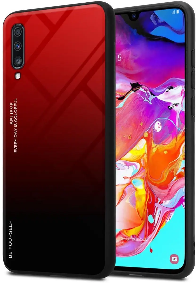 Cadorabo Hoesje geschikt voor Samsung Galaxy A70 / A70s in ROOD