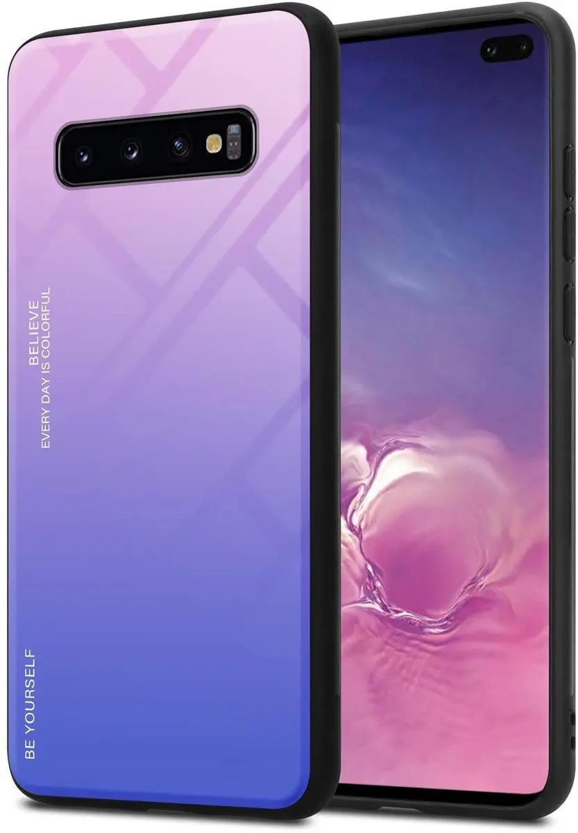 Cadorabo Hoesje geschikt voor Samsung Galaxy S10 PLUS in ROZE