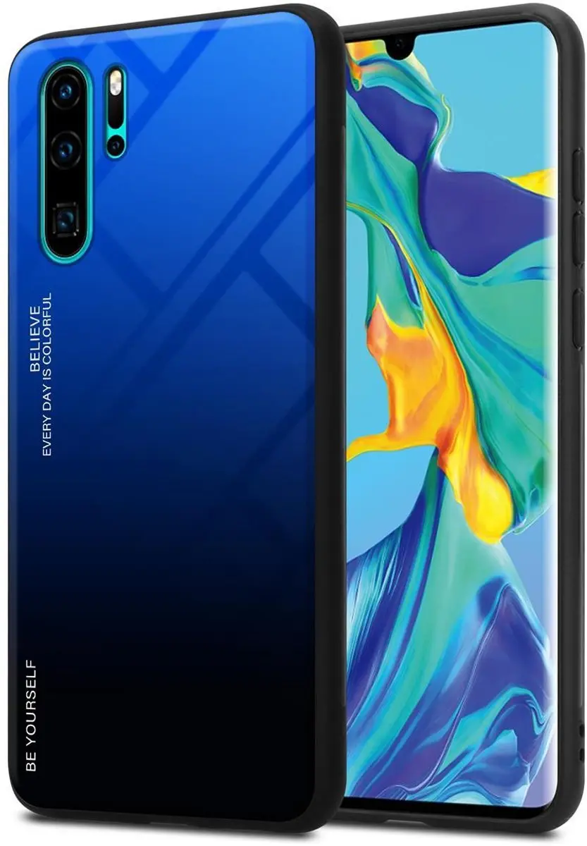 Cadorabo Hoesje geschikt voor Huawei P30 PRO in BLAUW