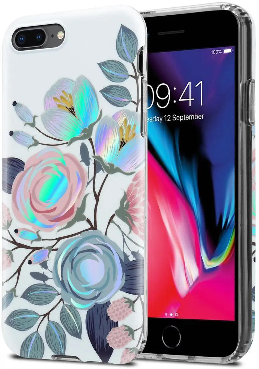 Cadorabo Hoesje geschikt voor Apple iPhone 7 PLUS / 7S PLUS / 8 PLUS in PIOENEN