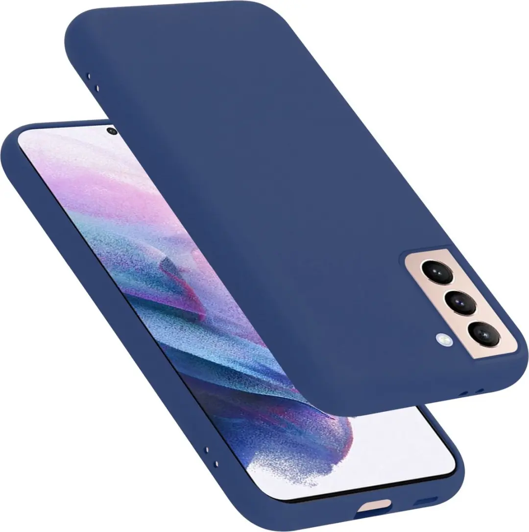 Cadorabo Hoesje geschikt voor Samsung Galaxy S22 PLUS in LIQUID BLAUW