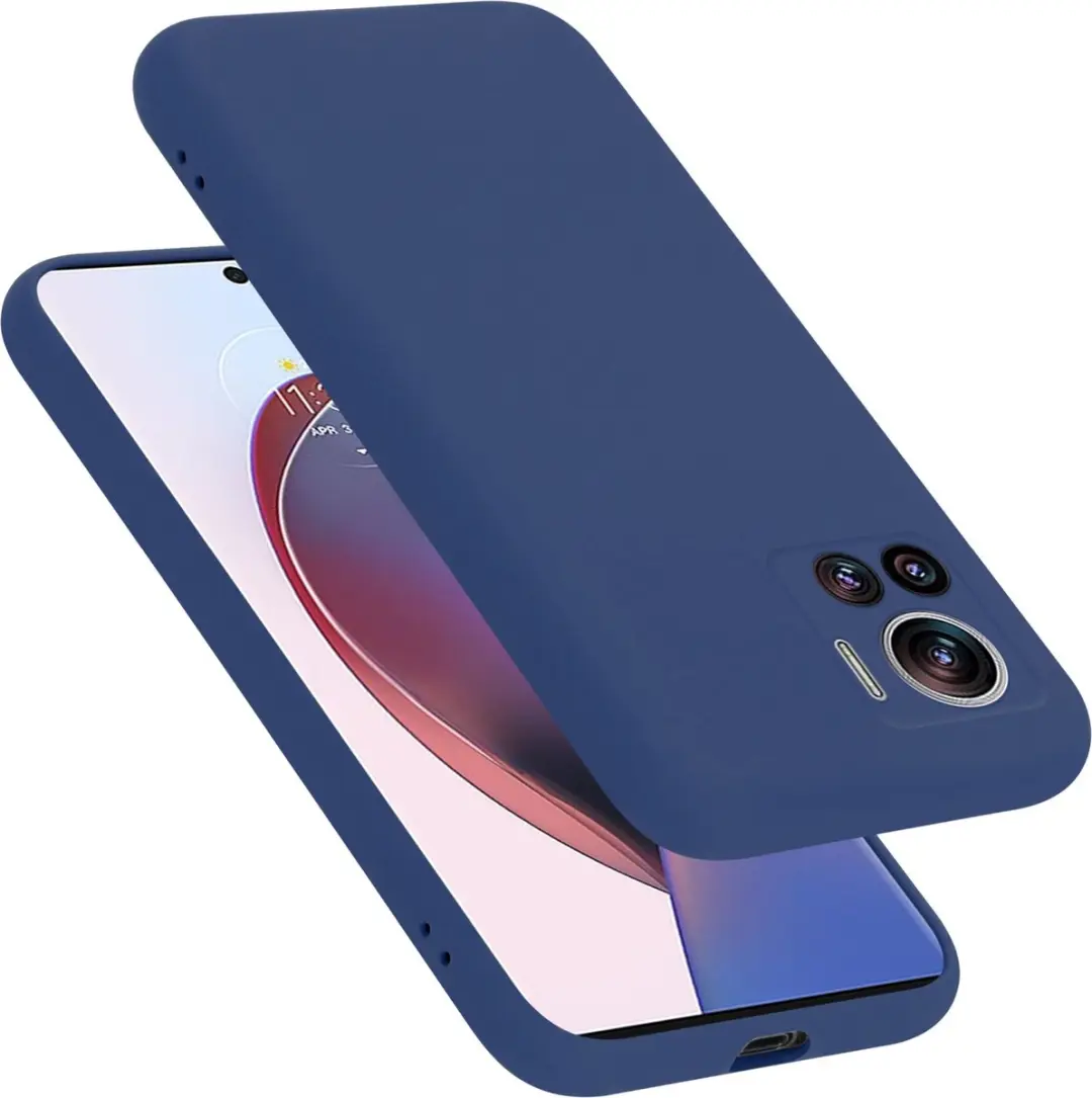 Cadorabo Hoesje geschikt voor Motorola EDGE 30 ULTRA / X30 PRO in LIQUID BLAUW