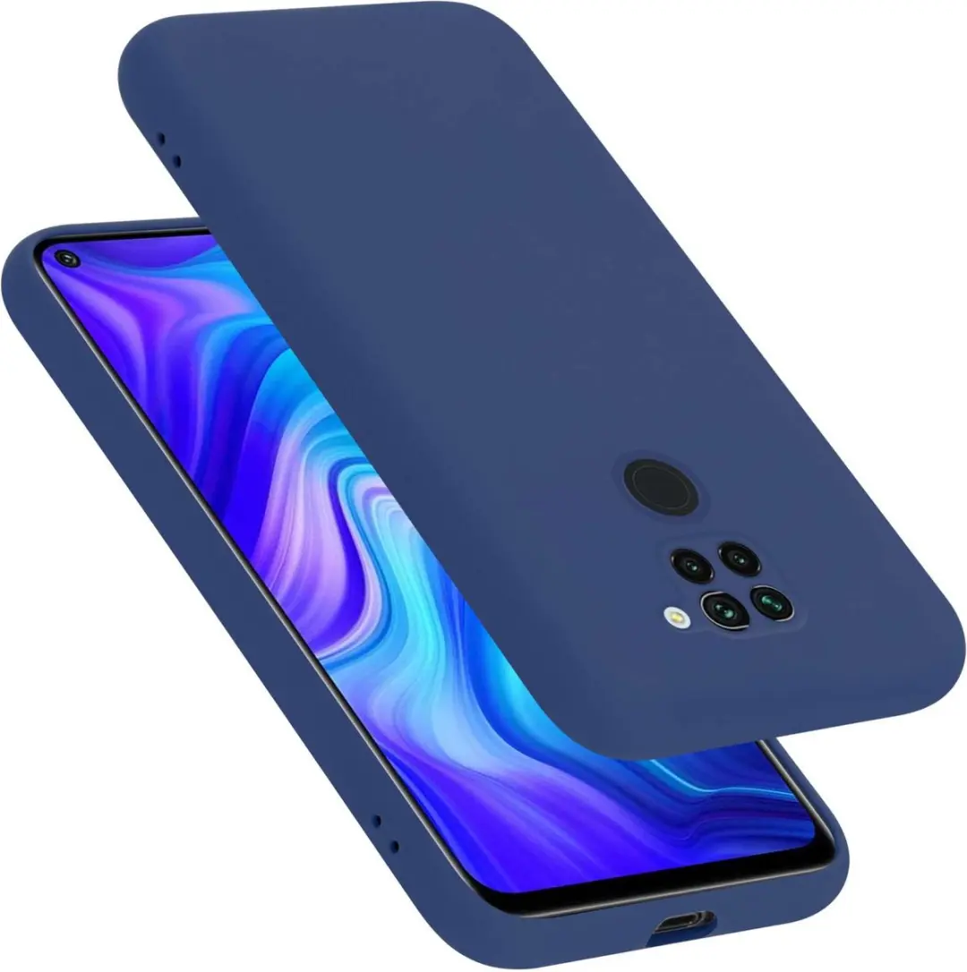 Cadorabo Hoesje geschikt voor Xiaomi RedMi NOTE 9 in LIQUID BLAUW