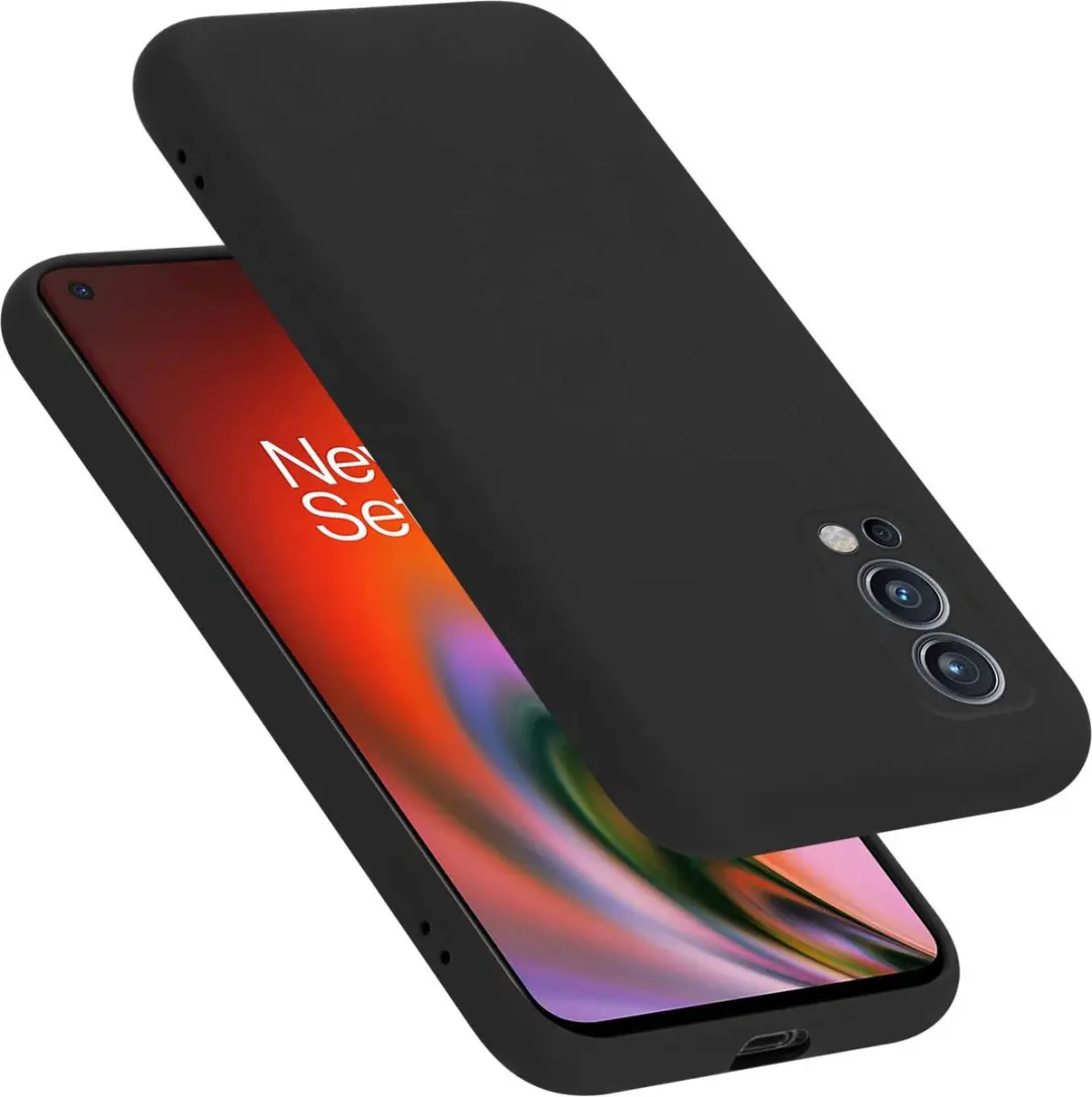 Cadorabo Hoesje geschikt voor OnePlus Nord 2 5G in LIQUID ZWART