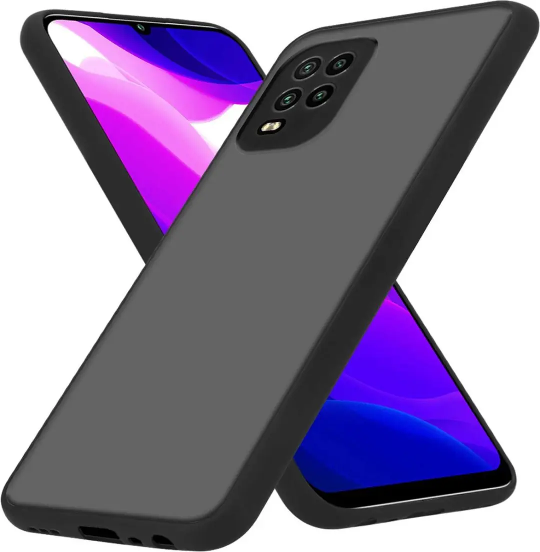 Cadorabo Hoesje geschikt voor Xiaomi Mi 10 LITE in MATT ZWART
