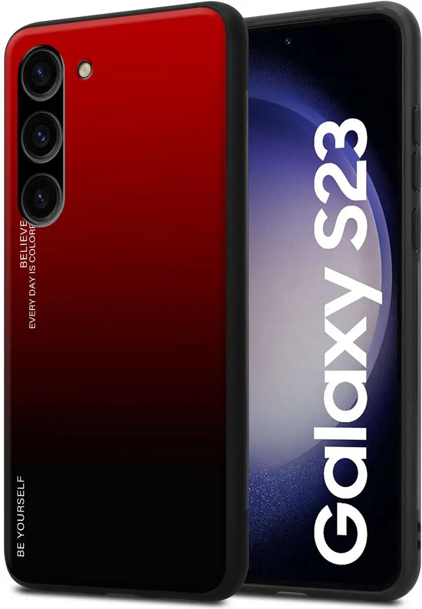 Cadorabo Hoesje geschikt voor Samsung Galaxy S23 in ROOD