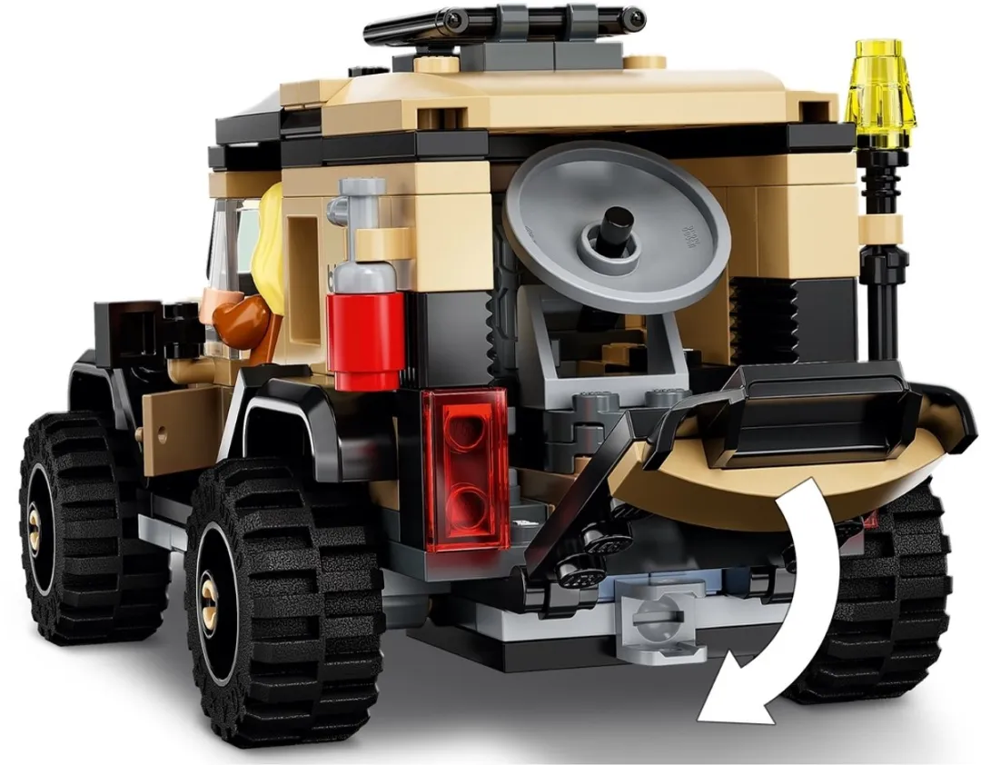 LEGO Jurassic World Pyroraptor & Dilophosaurus Transport 76951 - Meerkleurig