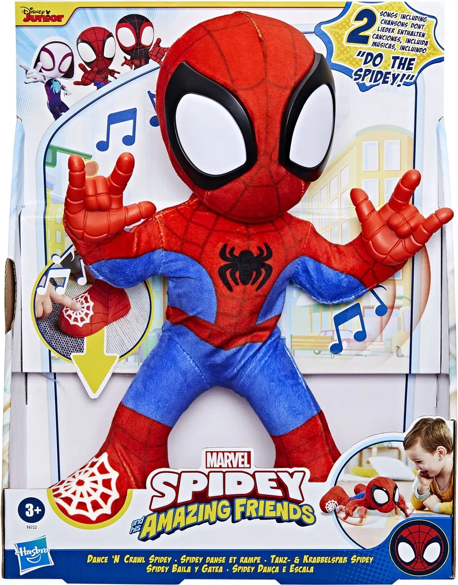 Hasbro Marvel Spidey Interactieve Knuffel - Spider-Man - Multicolor