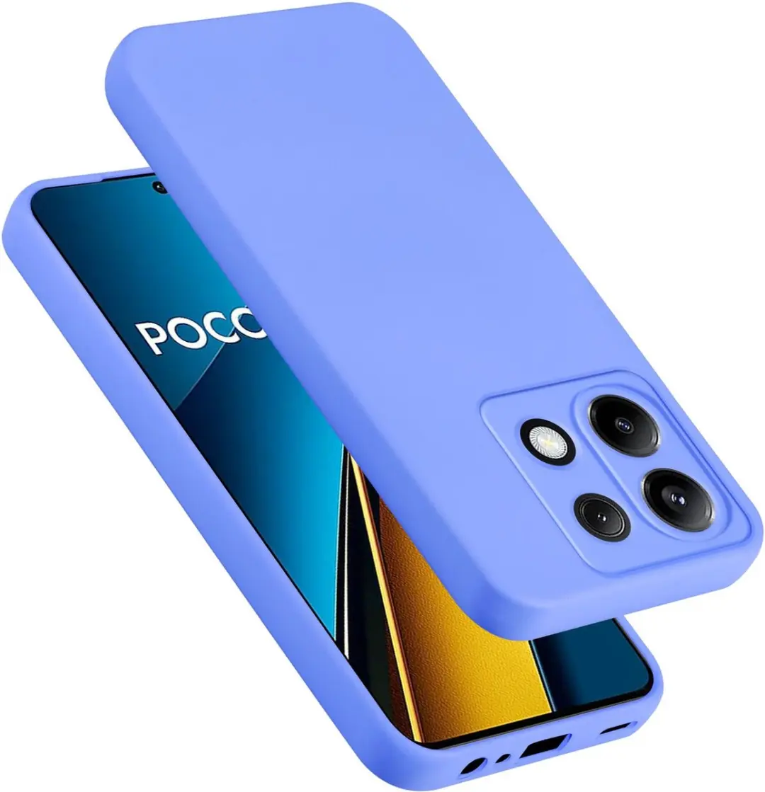 Cadorabo Hoesje geschikt voor Xiaomi Poco X6 in LIQUID LICHT PAARS