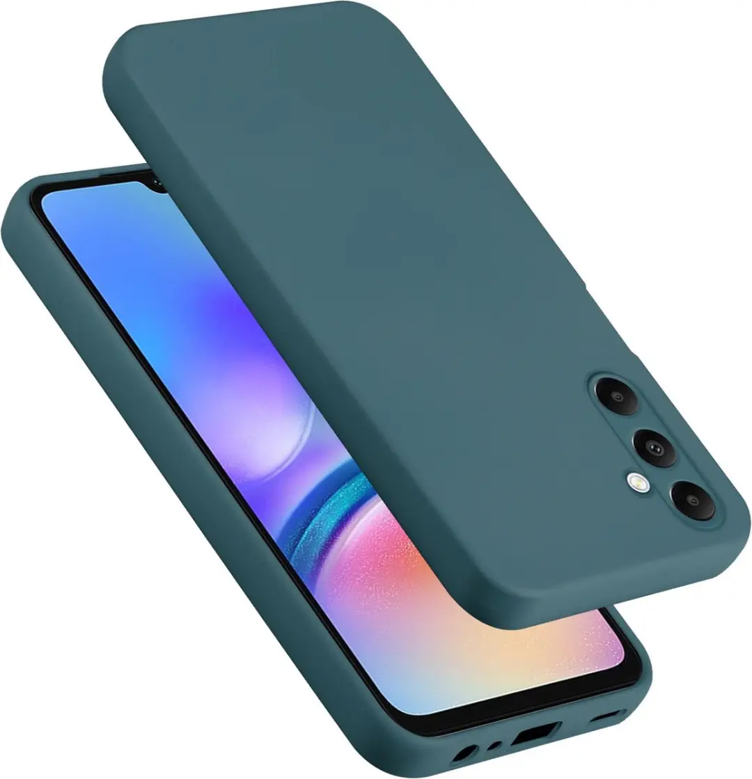 Cadorabo Hoesje geschikt voor Samsung Galaxy A05s in LIQUID GROEN