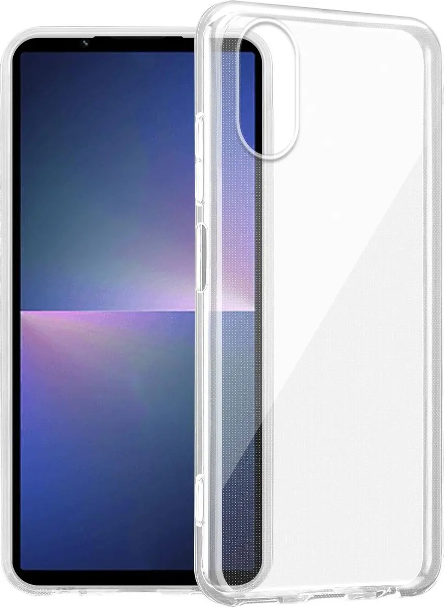 Cadorabo Hoesje geschikt voor Sony Xperia 5 V in VOLLEDIG TRANSPARANT