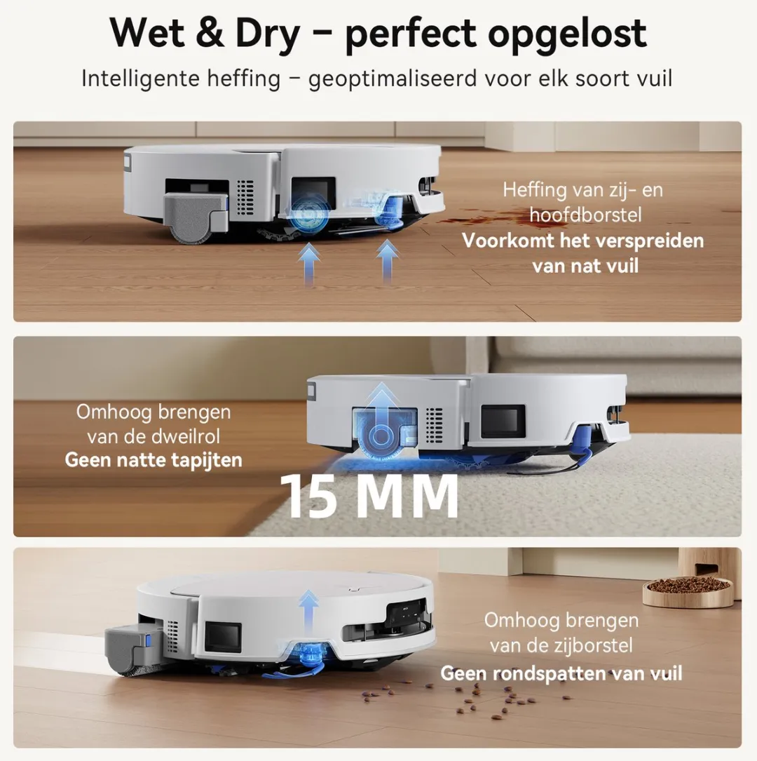 Ecovacs Deebot T90 OMNI Robotstofzuiger - 30.000 Pa Wit