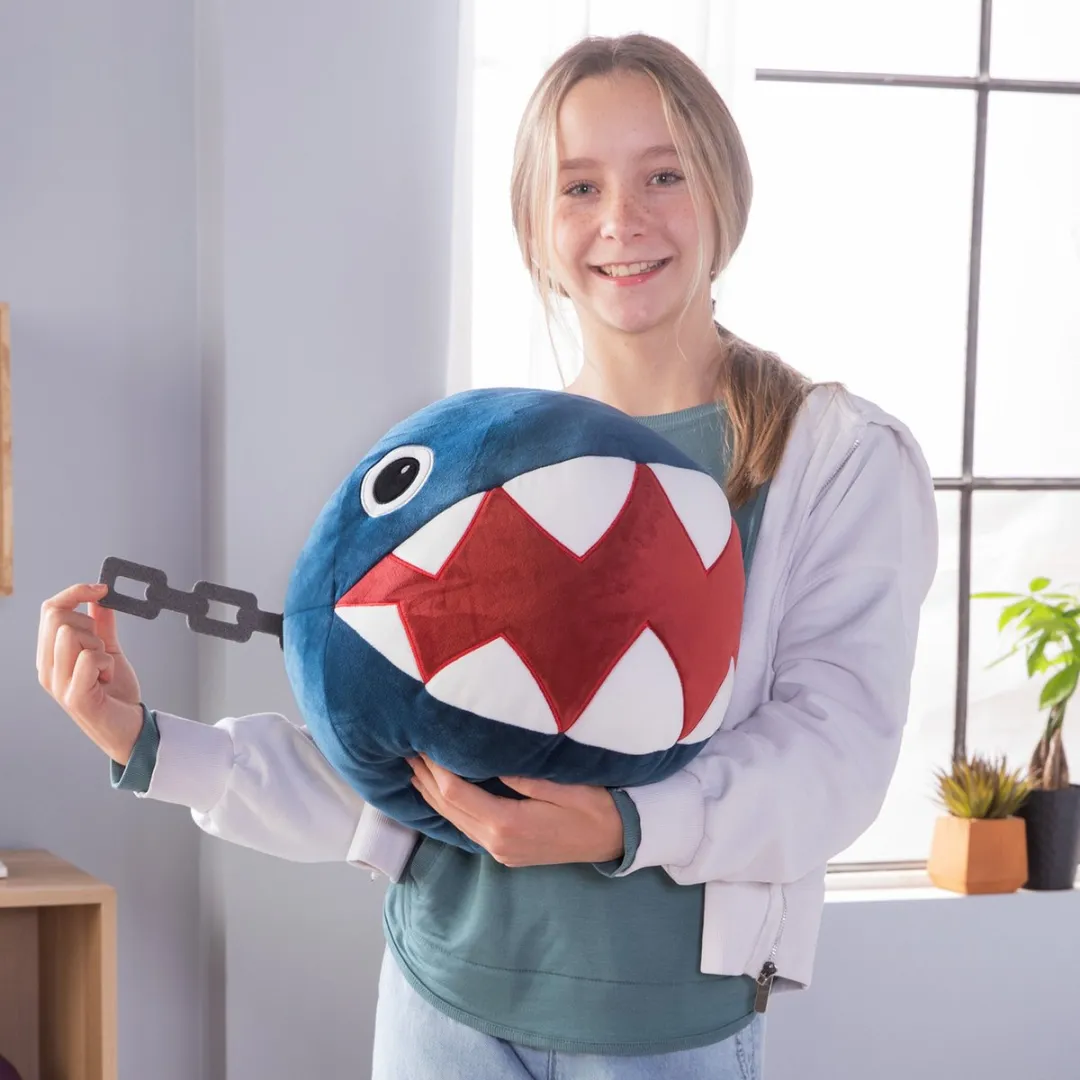 Tomy Super Mario Mocchi-Mocchi Chain Chomp - 31cm - Multi