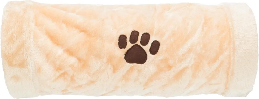 Trixie Kattentunnel Pluche Beige - 22x22x60cm - afbeelding 6 van 6