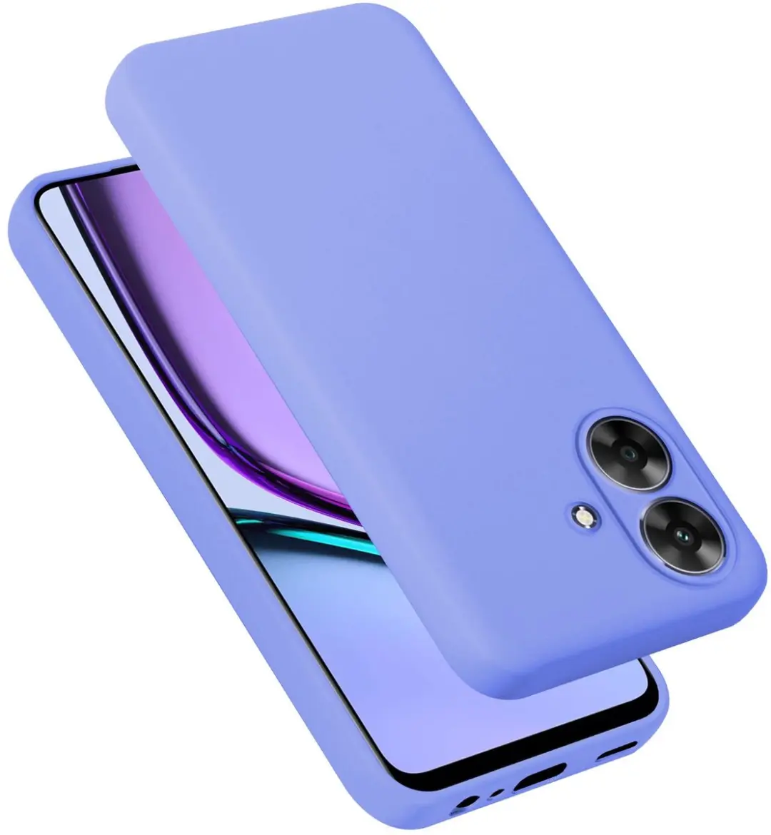 Cadorabo Hoesje geschikt voor Realme Note 60 in LIQUID LICHT PAARS