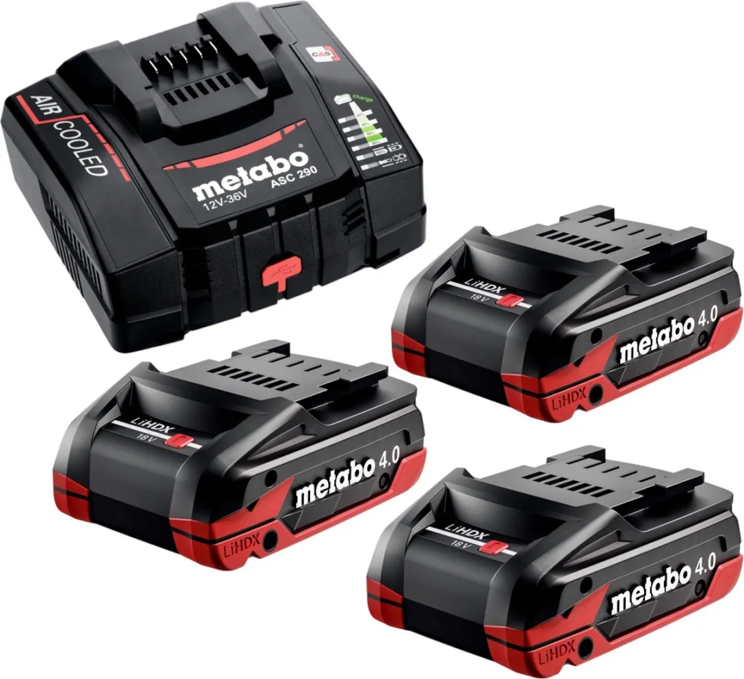 Metabo Basisset LiHDX 18V 4.0Ah