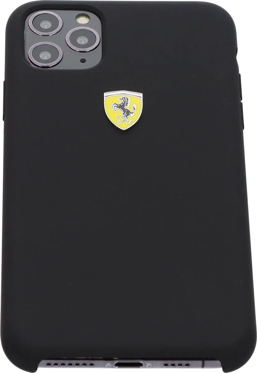 Ferrari iPhone 11 Pro Max Backcase - Effen Zwart