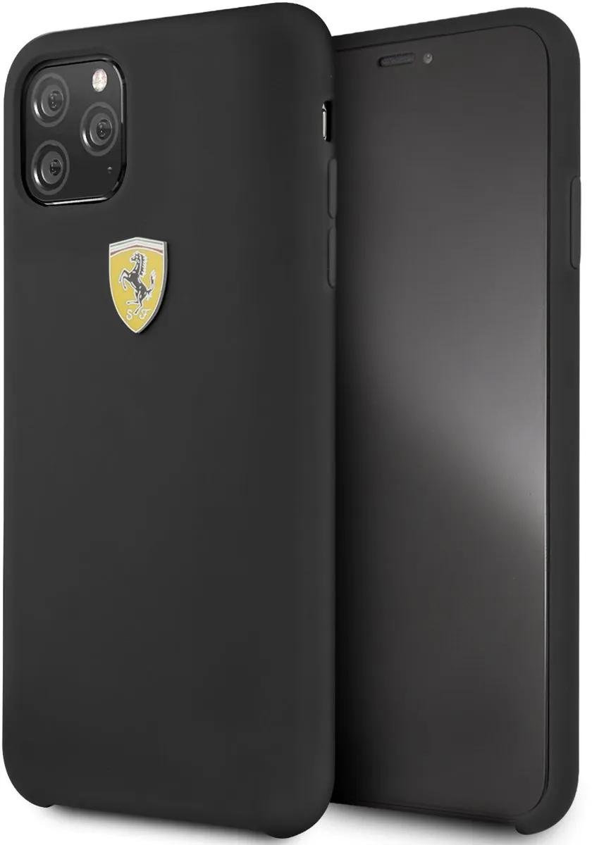 Ferrari iPhone 11 Pro Max Backcase - Effen Zwart