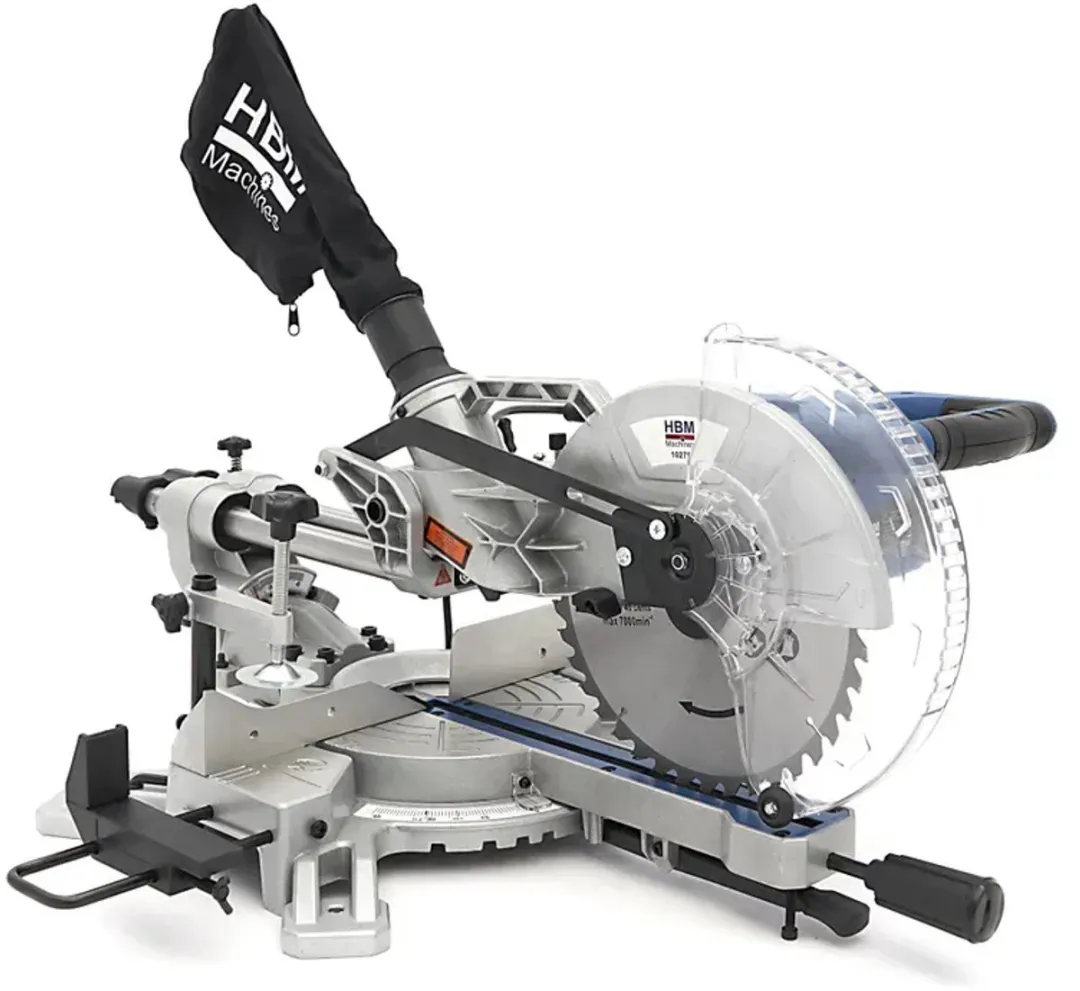 HBM Radiaalzaag 254mm 1800W - Trekzaag met laser