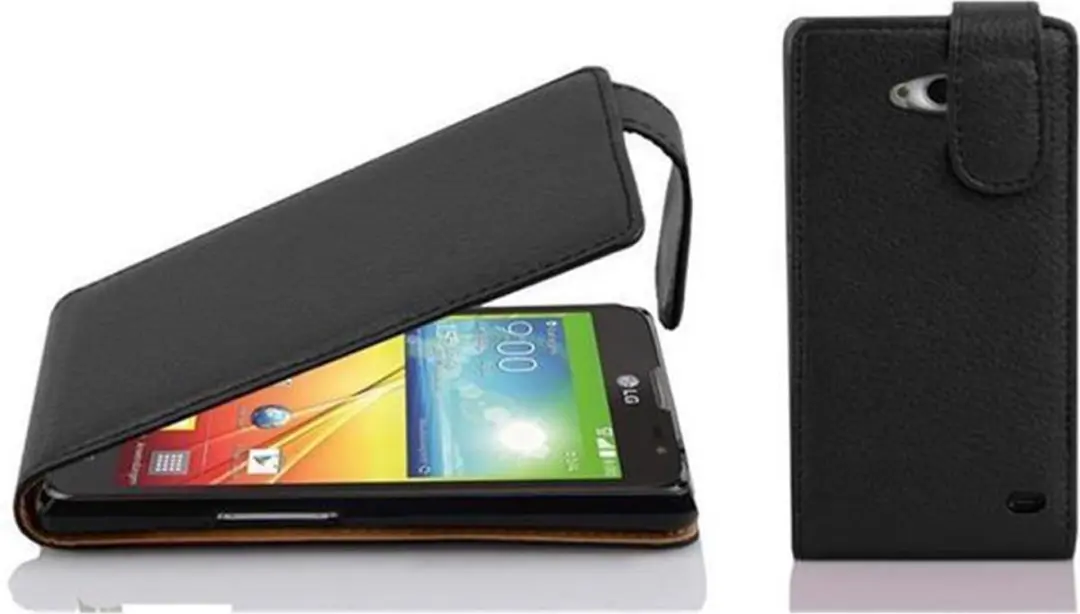 Cadorabo Hoesje geschikt voor LG L90 (1. SIM) in ZWARTE OXIDE