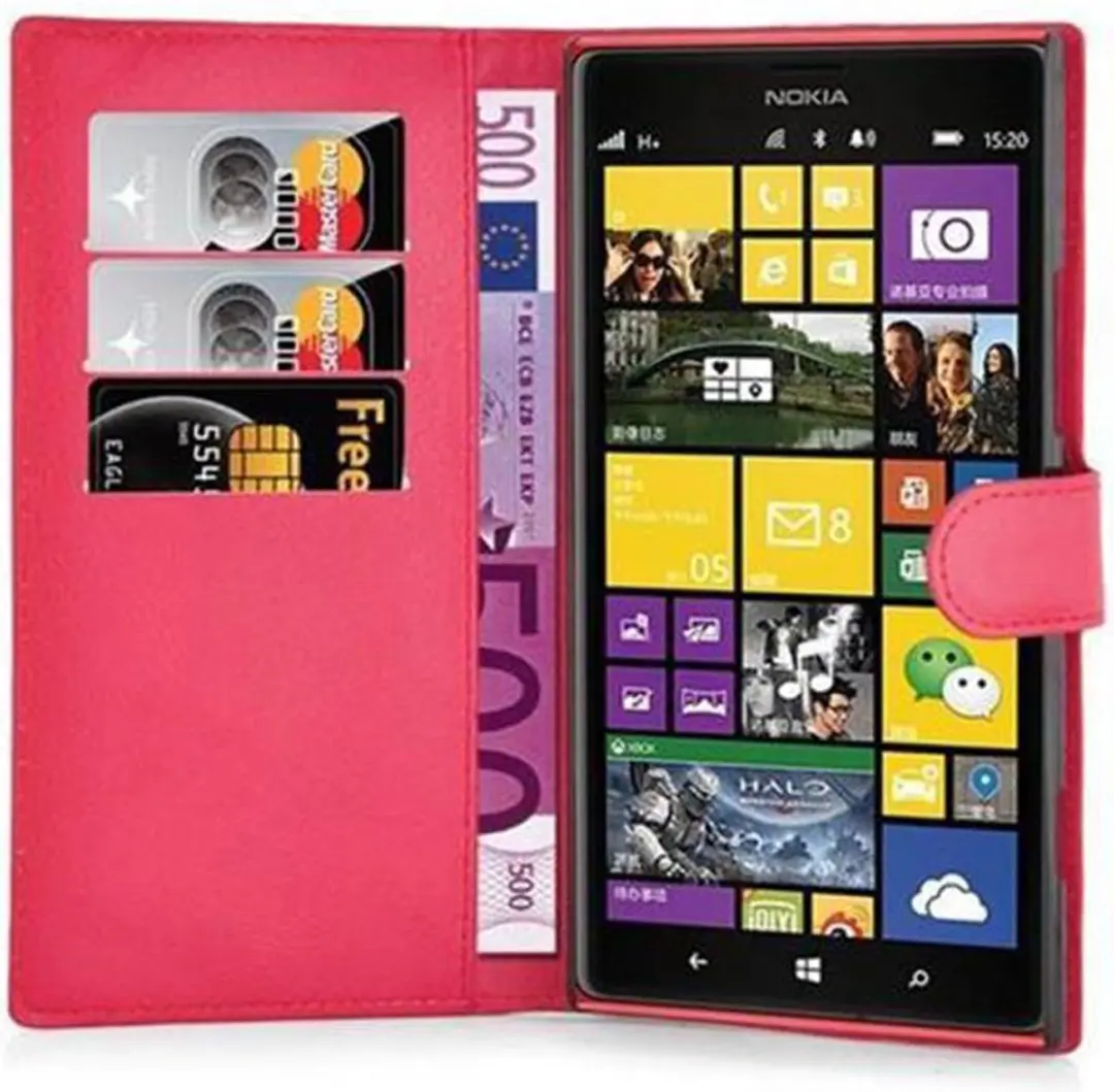 Cadorabo Hoesje geschikt voor Nokia Lumia 1520 in KARMIJN ROOD