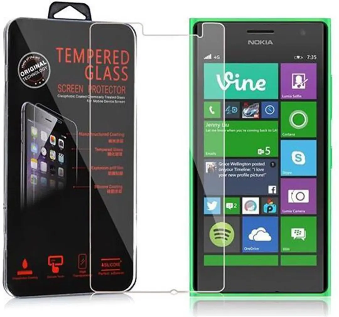 Cadorabo Screenprotector geschikt voor Nokia Lumia 730