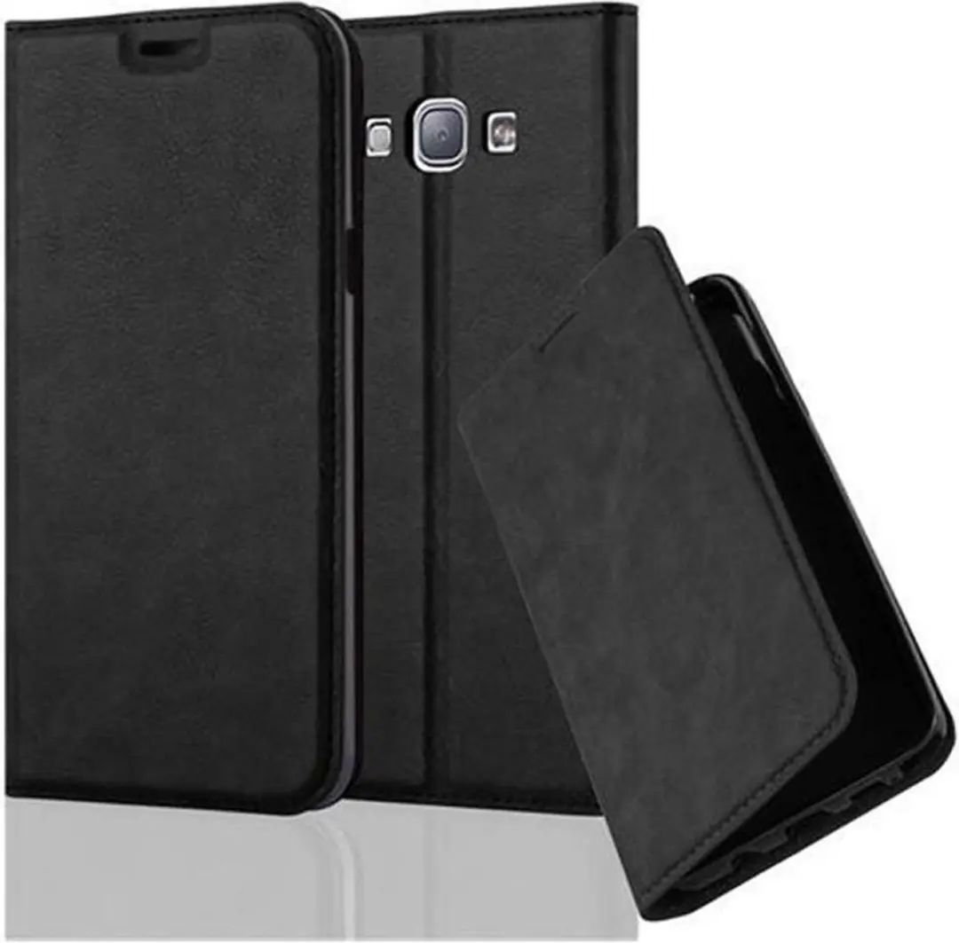 Cadorabo Hoesje geschikt voor Samsung Galaxy A8 2015 in ZWARTE NACHT