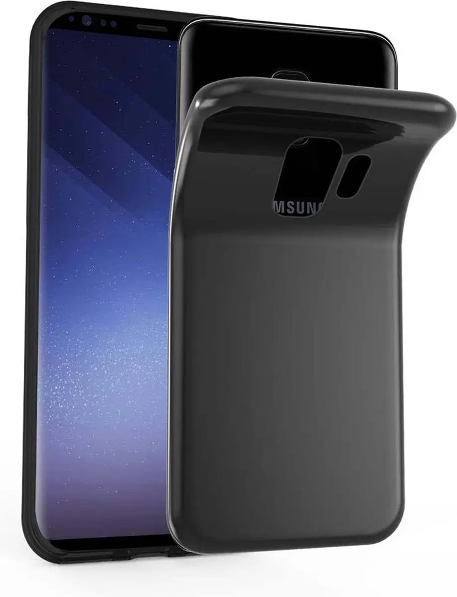 Cadorabo Hoesje geschikt voor Samsung Galaxy S9 in ZWART