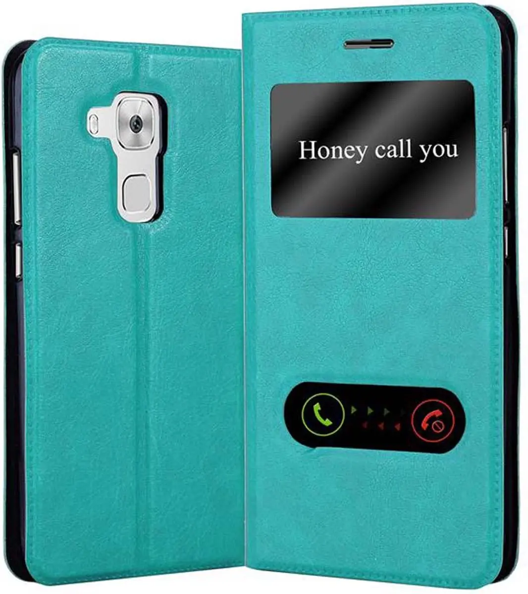 Cadorabo Hoesje geschikt voor Huawei NOVA PLUS in MUNT TURKOOIS