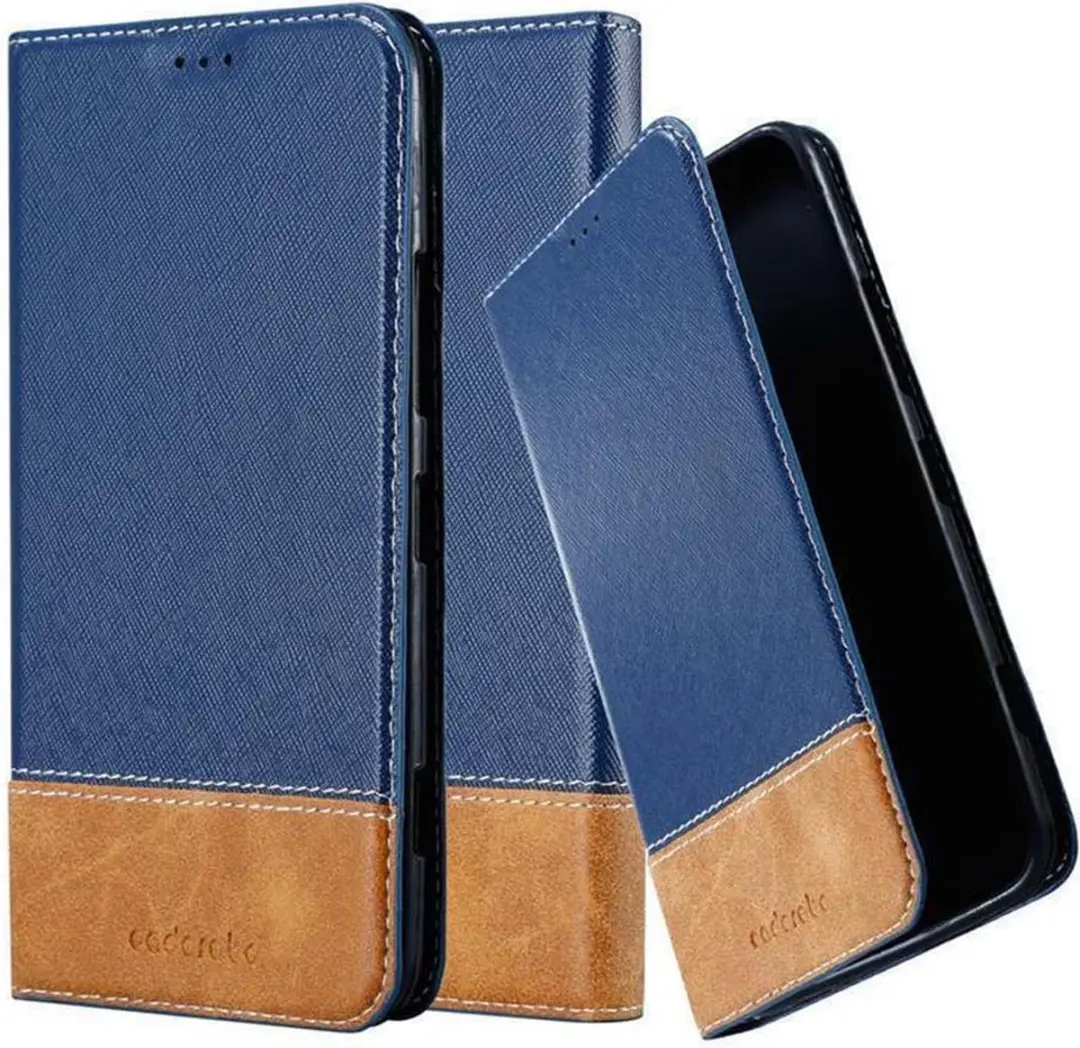 Cadorabo Hoesje geschikt voor Nokia Lumia 1320 in DONKERBLAUW BRUIN