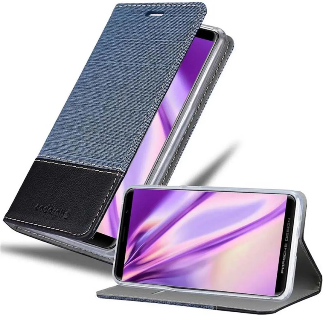 Cadorabo Hoesje geschikt voor Huawei MATE RS in DONKERBLAUW ZWART