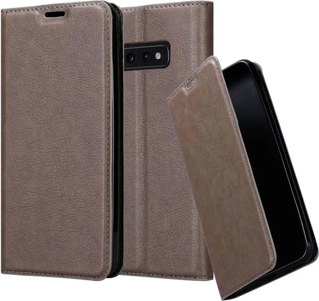 Cadorabo Hoesje geschikt voor Samsung Galaxy S10e in KOFFIE BRUIN