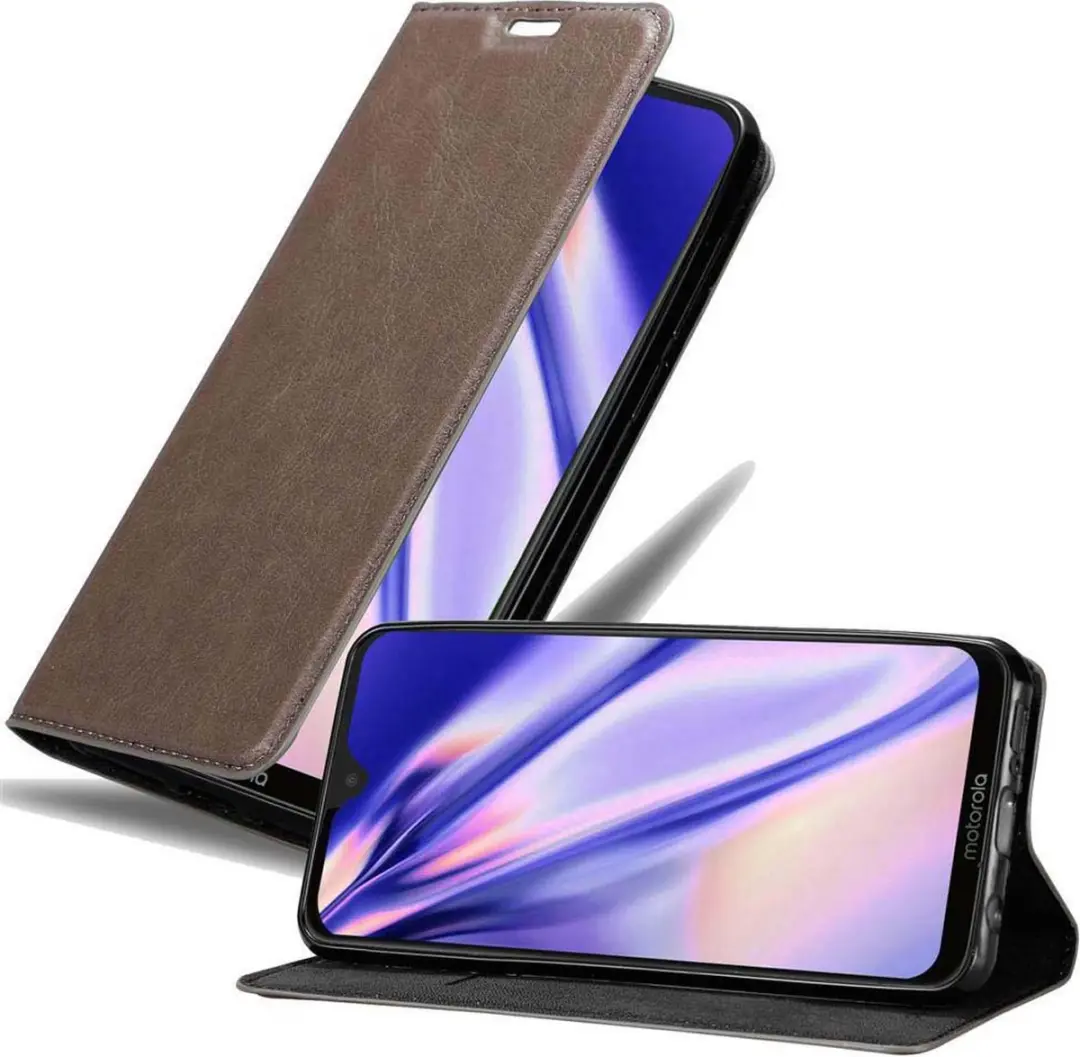 Cadorabo Hoesje geschikt voor Motorola MOTO G7 / G7 PLUS in KOFFIE BRUIN
