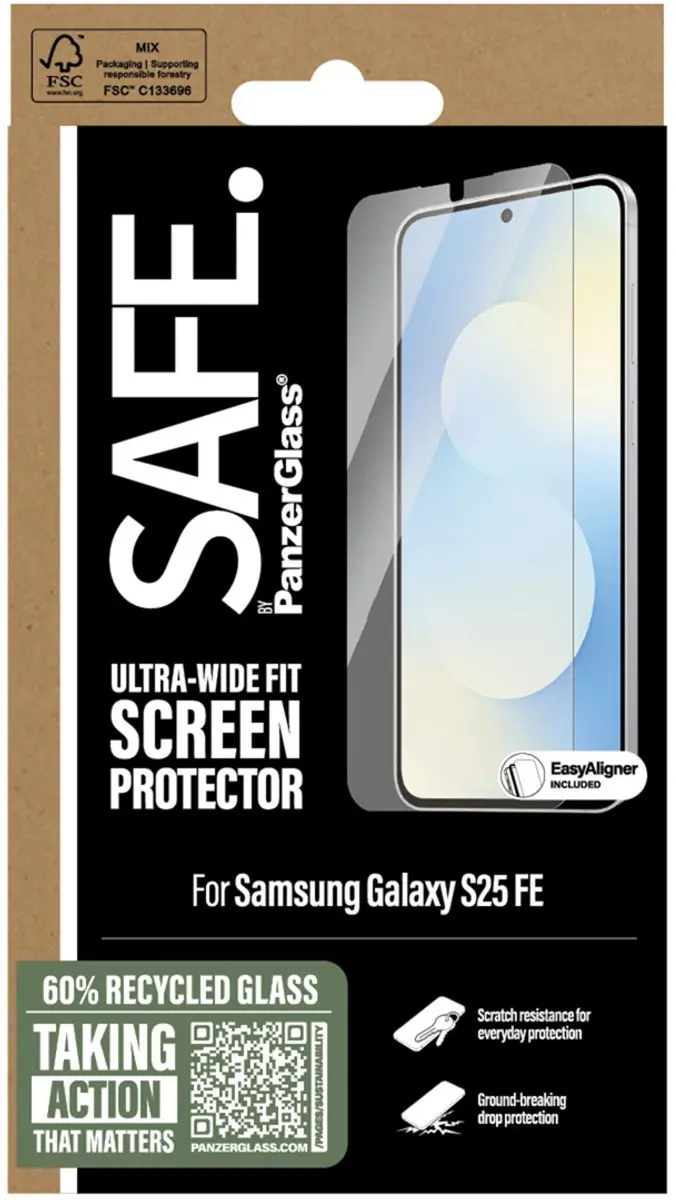 PanzerGlass SAFE SA71598 Screenprotector Galaxy S25 FE - afbeelding 4 van 4