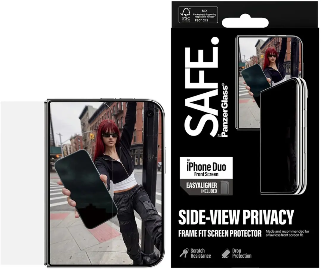 SAFE by PanzerGlass Privacy Screenprotector iPhone Duo