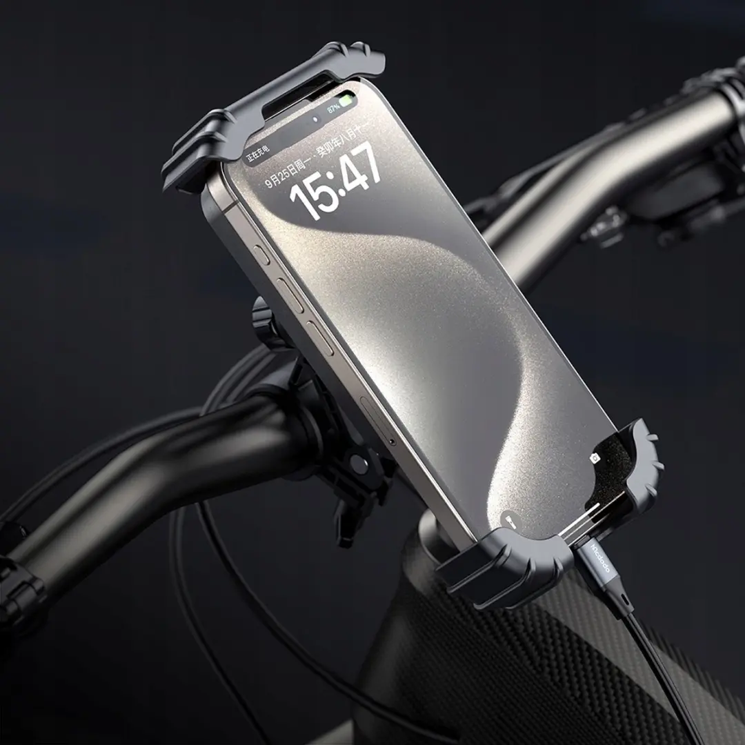 McDodo Fietssteun CM-5240 Basalt - 4.2-6.5 inch - Zwart - afbeelding 5 van 6