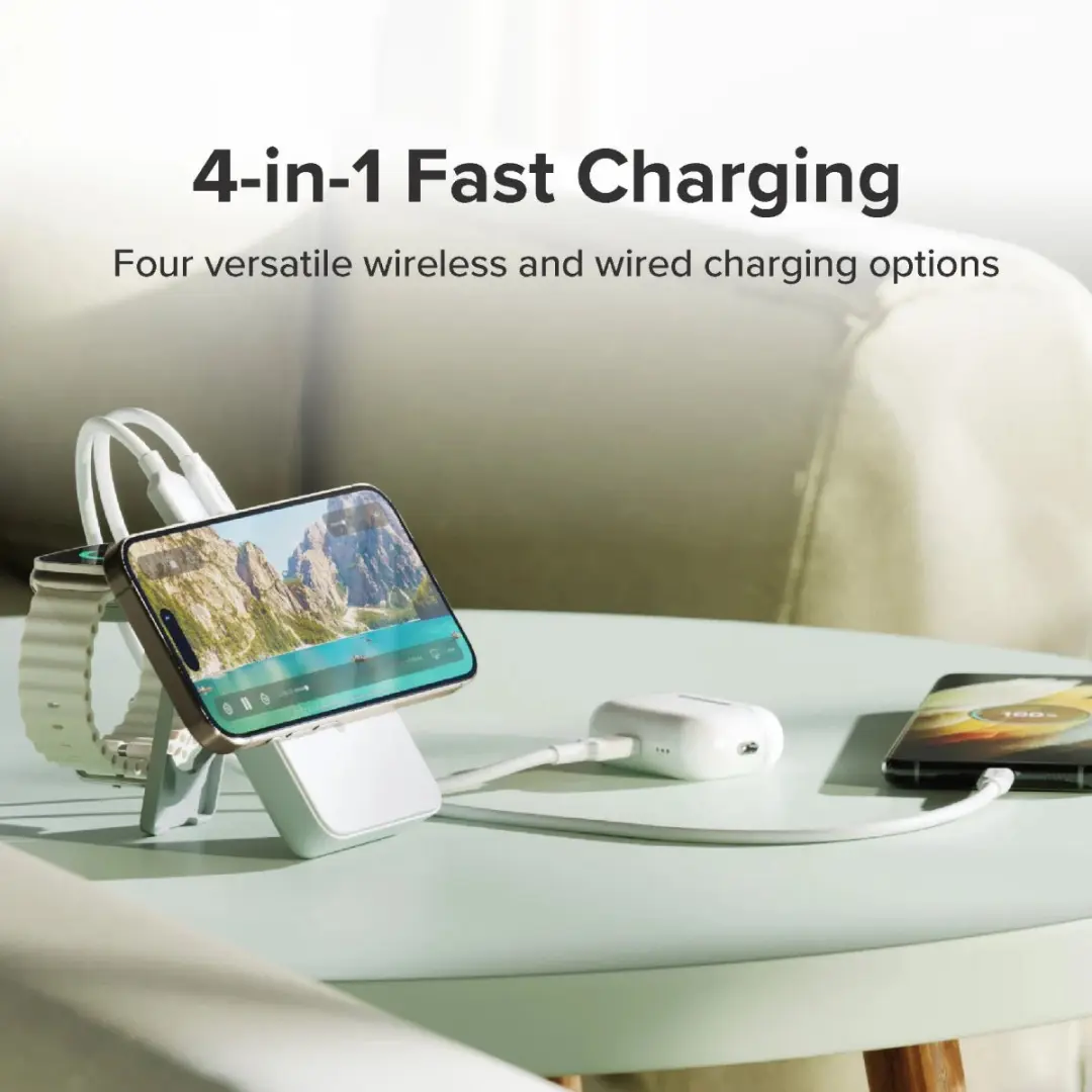 Alogic Lift 4-in-1 L10KPBWH Powerbank - Wit - afbeelding 6 van 6