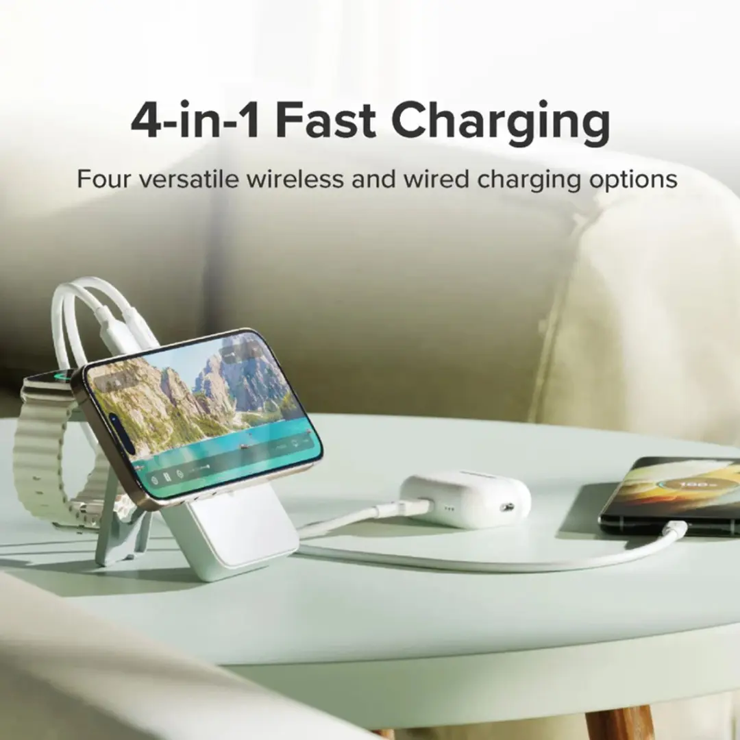 Alogic Lift 4-in-1 L10KPBWH Powerbank - Wit - afbeelding 2 van 6