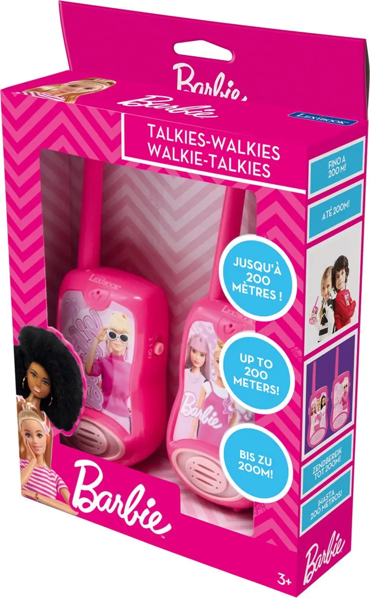 Lexibook Barbie TW12BB Walkietalkies 120m - Roze - afbeelding 4 van 6