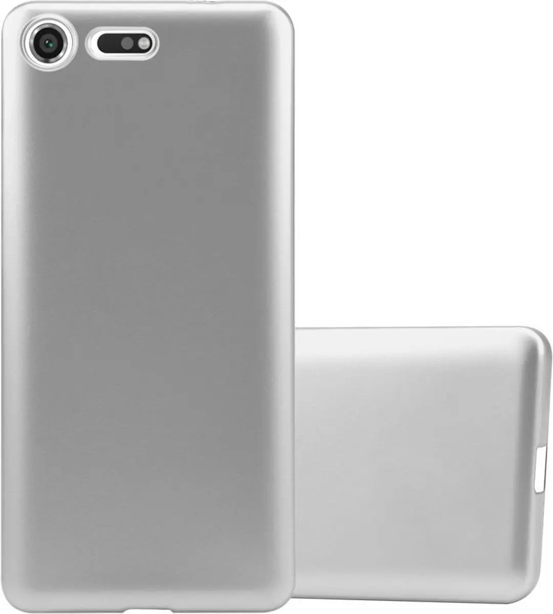 Cadorabo Hoesje geschikt voor Sony Xperia XZ PREMIUM in METALLIC ZILVER