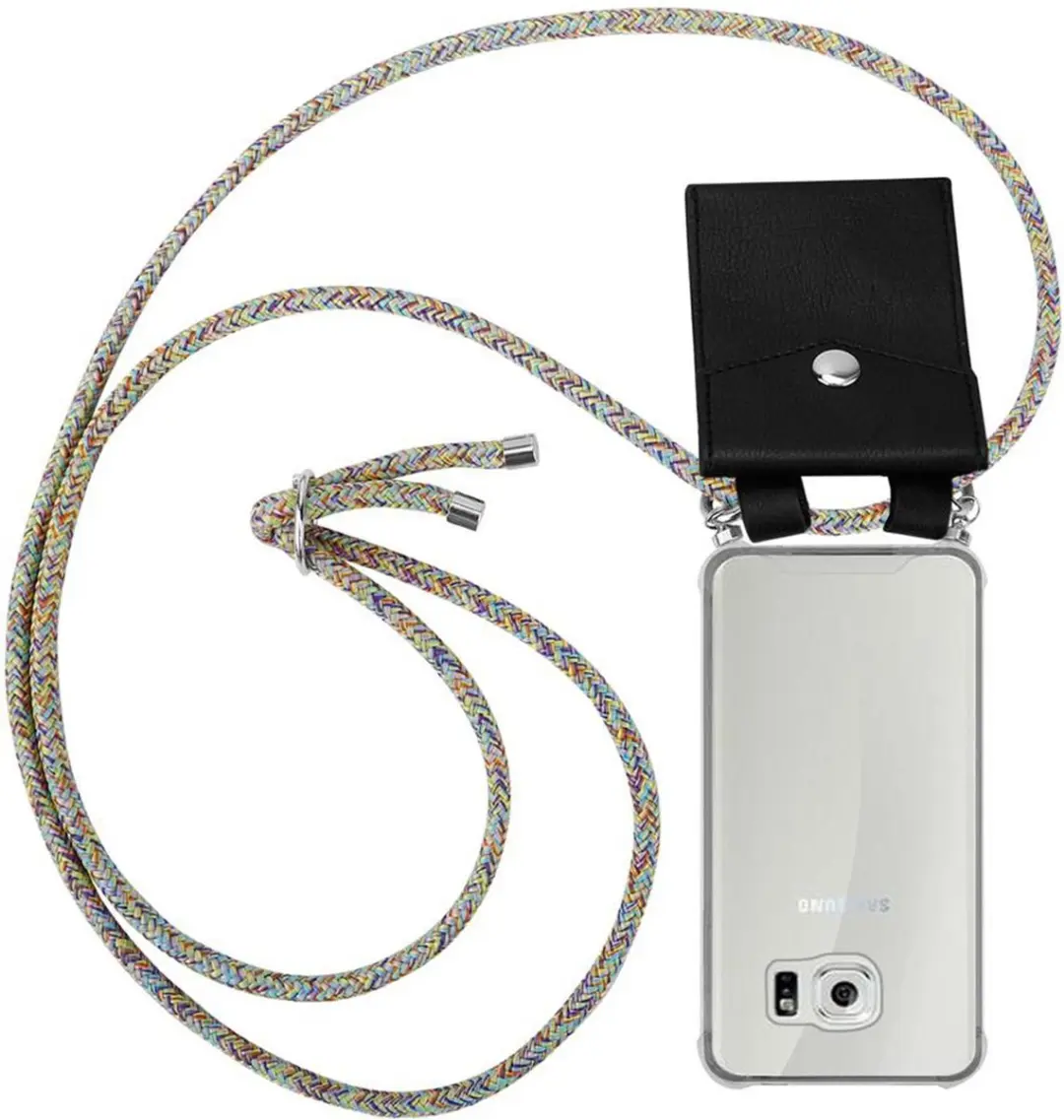 Cadorabo Hoesje geschikt voor Samsung Galaxy S6 in REGENBOOG