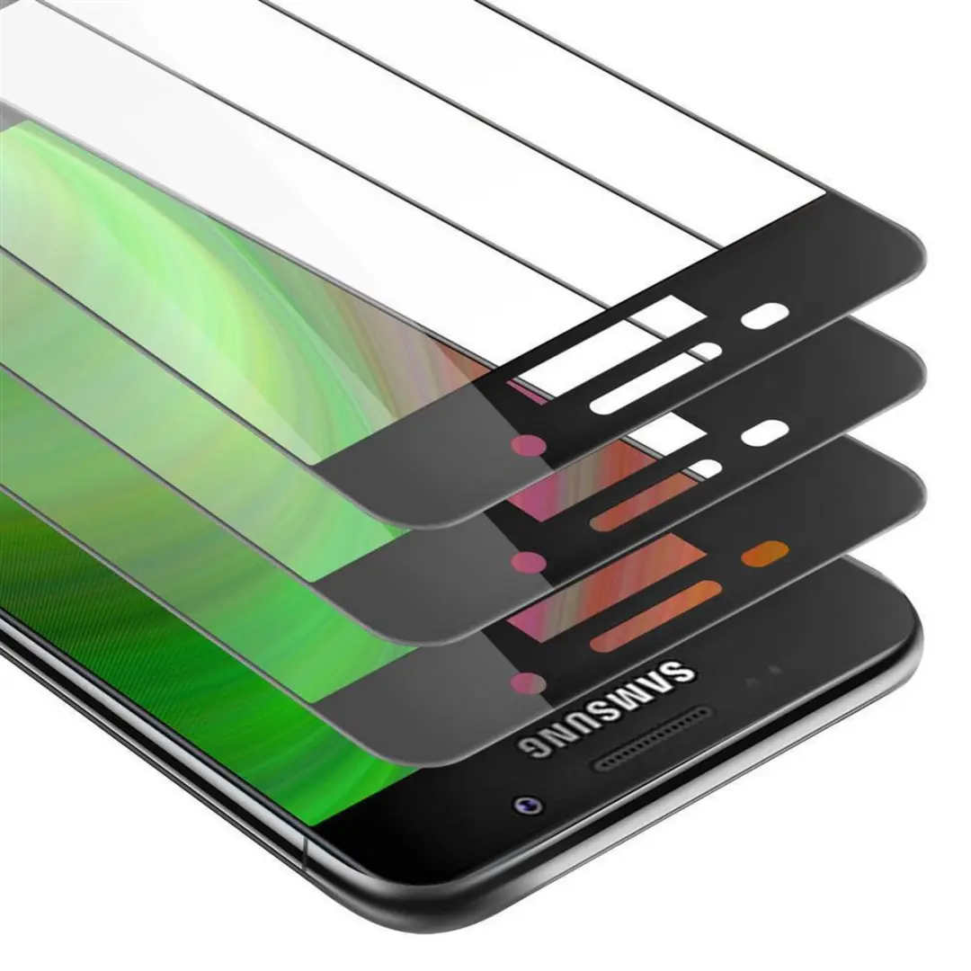 Cadorabo 3x Screenprotector geschikt voor Samsung Galaxy A5 2016 Volledig scherm