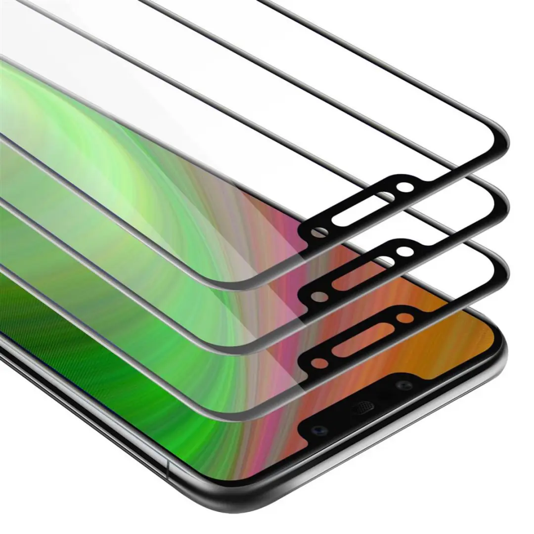 Cadorabo 3x Screenprotector geschikt voor Huawei MATE 20 LITE Volledig scherm pa