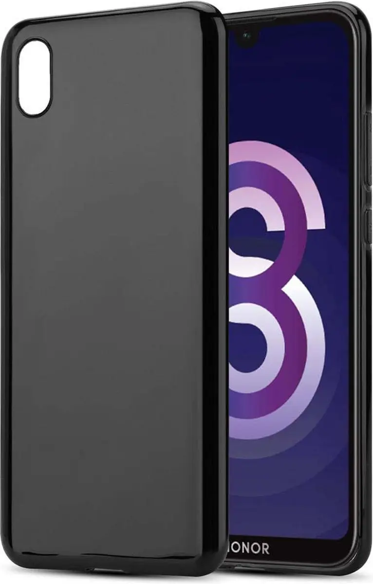 Cadorabo Hoesje geschikt voor Huawei Y5 2019 / Enjoy Play 8 / Honor 8S in ZWART
