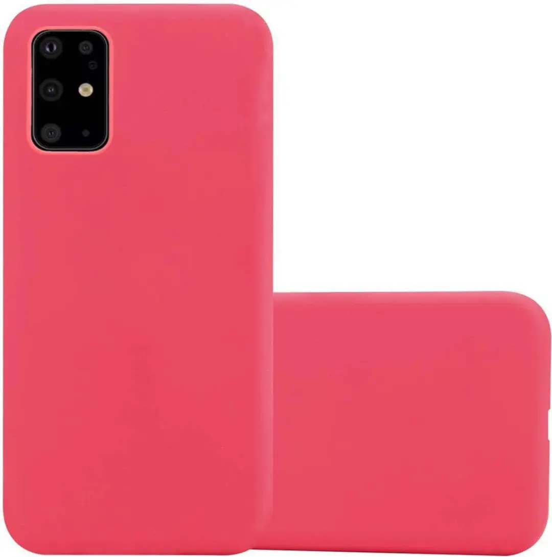Cadorabo Hoesje geschikt voor Samsung Galaxy S20 PLUS in CANDY ROOD